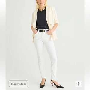J.crew white jeans style is toothpick spring classic denim  skinny $88